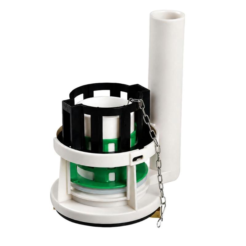 Toilet Flush Valves Repair Kit for JT334 with Plastic Body, Vertical Tube, Chain Linkage, and Base Seal for Repair