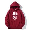Hot Hoodie Skull Print Hoodie Men's Fashion Hip Hop Loose Hoodie Casual New Sweatshirt Pocket Fleece Harajuku Street Hoodie