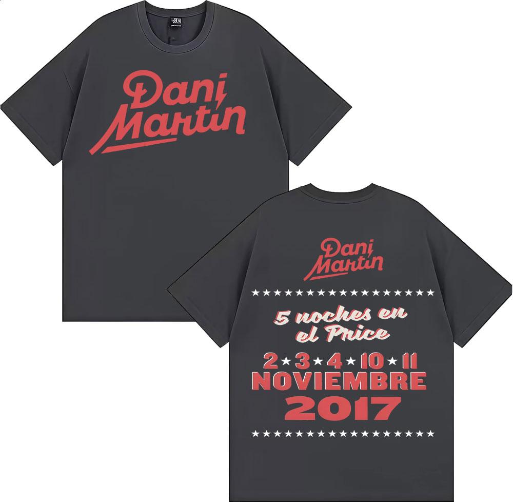 

Rapper Dani Martin Noviembre Merch Tee Shirt Unisexs Clothing Harajuku Gothic Oversized T Shirt Casual Cotton High Quality Tshirt S