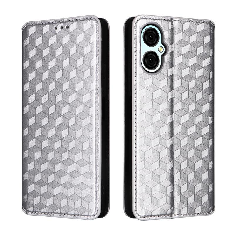 Compatible with BLU G53/G64: Leather Phone Case with Card Slot, Bracket, Magnetic Closure, Multi-Functional Protective Cover.
