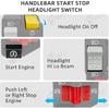M MATI Handlebar Switch Start Stop Headlight For Honda ATV TRX400EX Fourtrax Sportrax 1999-2004 35020-HN1-000