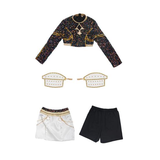 Girls Demon Hunters Costume Halloween Pop Singer Cosplay Outfits Full
