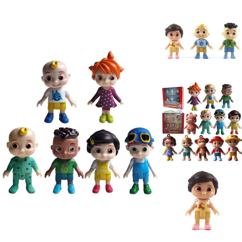 Detailed Cocomelon Jj Figure Play Set Miniatures Cake Topper Collectible Model