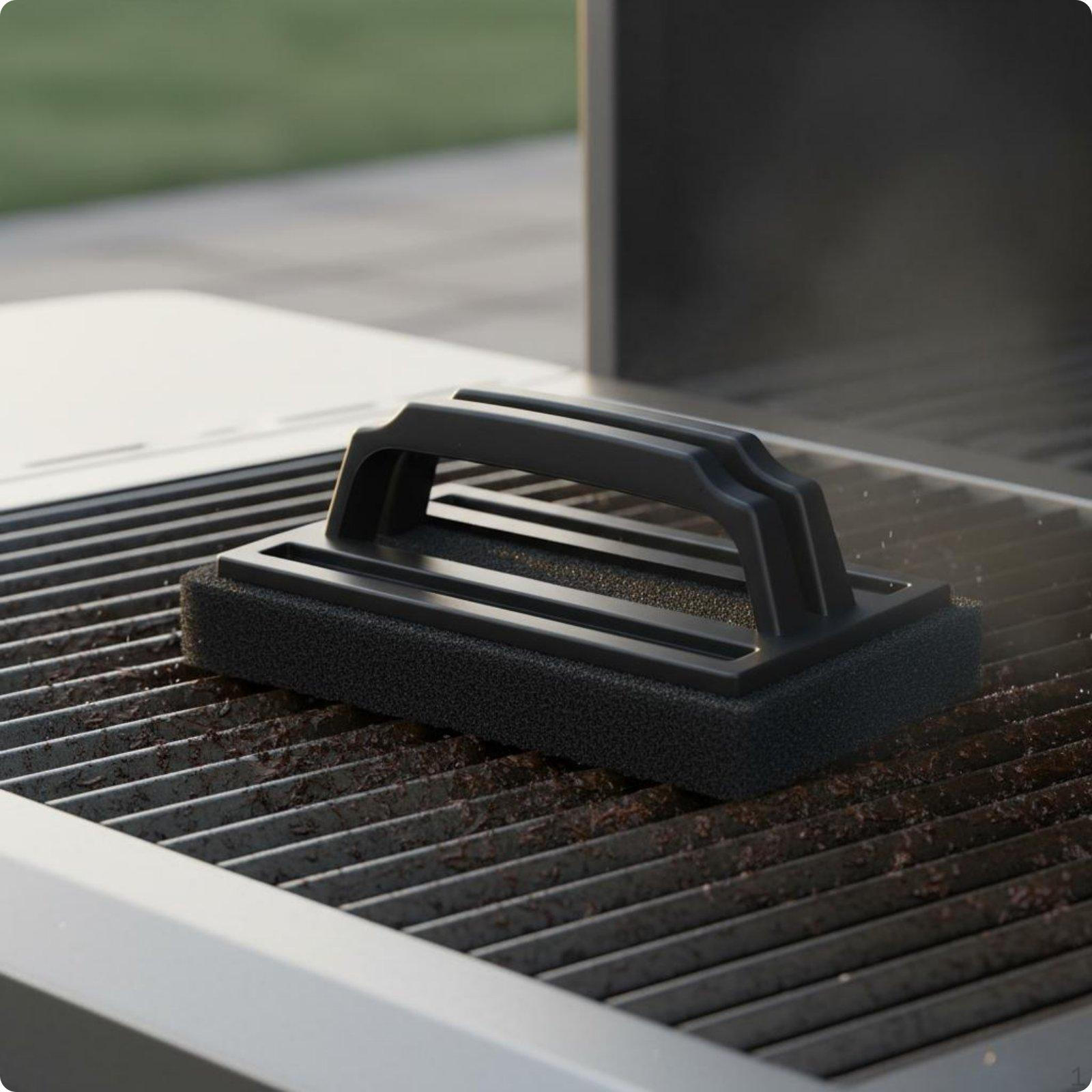 Grill Cleaning Brush Comfortable Grip Cleaner Strong Scrubbing Barbecue Scrubber for