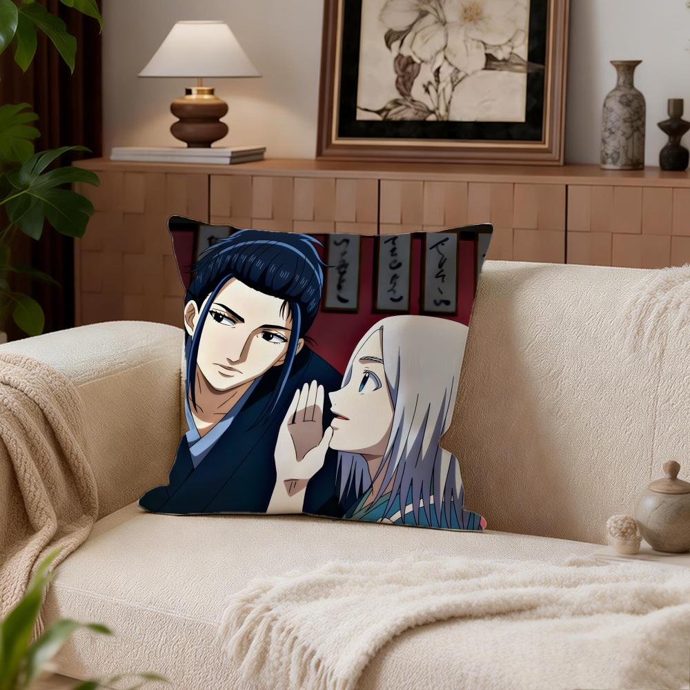 The Blue Wolves Of Mibu Cushion Cover Cushion Cover Set 4Pcs 50X50 45X45 40X40 Pillowcase Decorative Sofa Home Decor