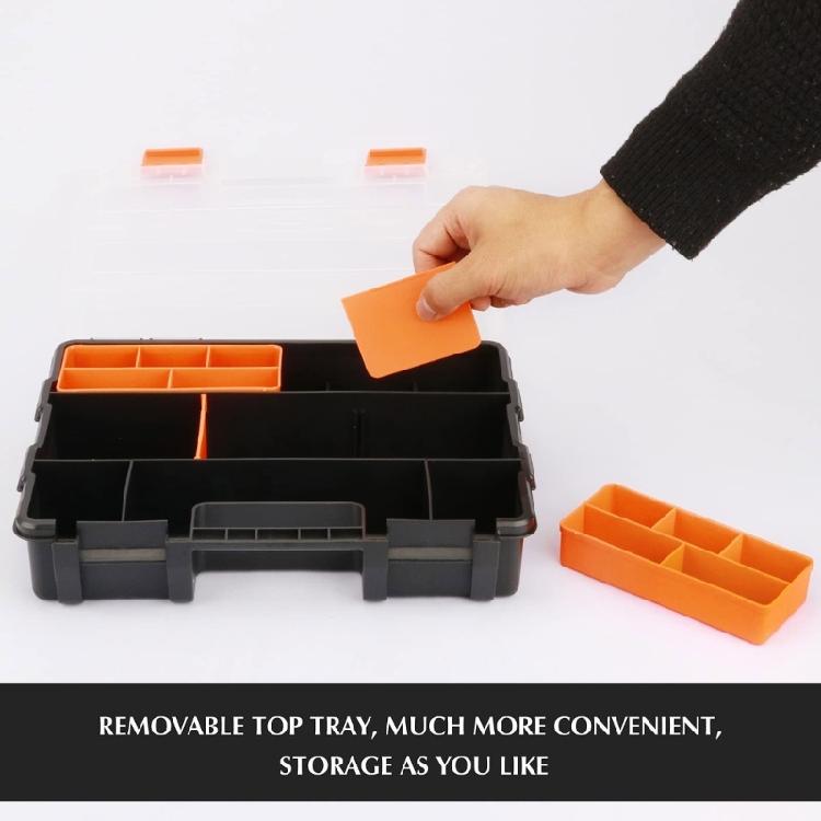 High Capacity 50kg Impact Resistant Modular Tool Organizers Box With Storage Space Suitable For Professional Contractors