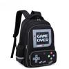 Three-piece Set of Primary School Student Backpack and Game Console with Zipper Lightweight Load-reducing and Spine-protecting Backpack
