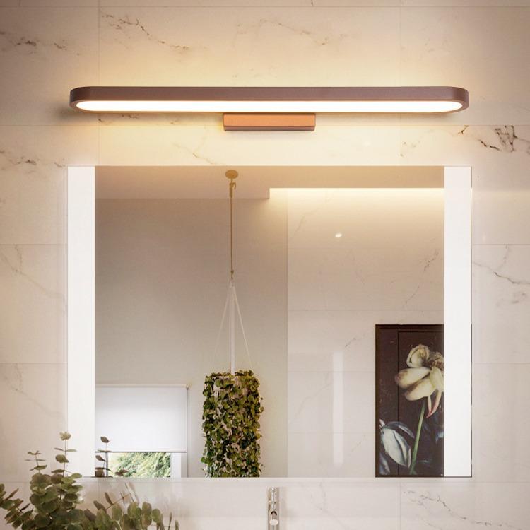 LED Mirror Light Ring Nordic Toilet Mirror Cabinet Master Lamps Simple Bedroom Makeup Bathroom Bathroom Wall Lamps