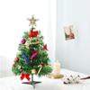 Diy 50cm Christmas Tree Package with Light 50cm Christmas Decoration Desktop Mini Christmas Tree Mall Arrangement Supplies
