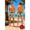 Mens Funny Floral Beach Shorts 3D Print  Men Swimwear  Trunks Drawstring Summer Board Shorts Vacation Beachwear For Man