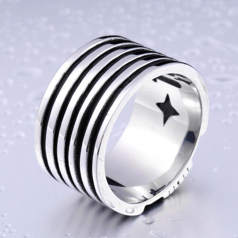 European and American Motorcycle Men's Skull Bracelet Ring