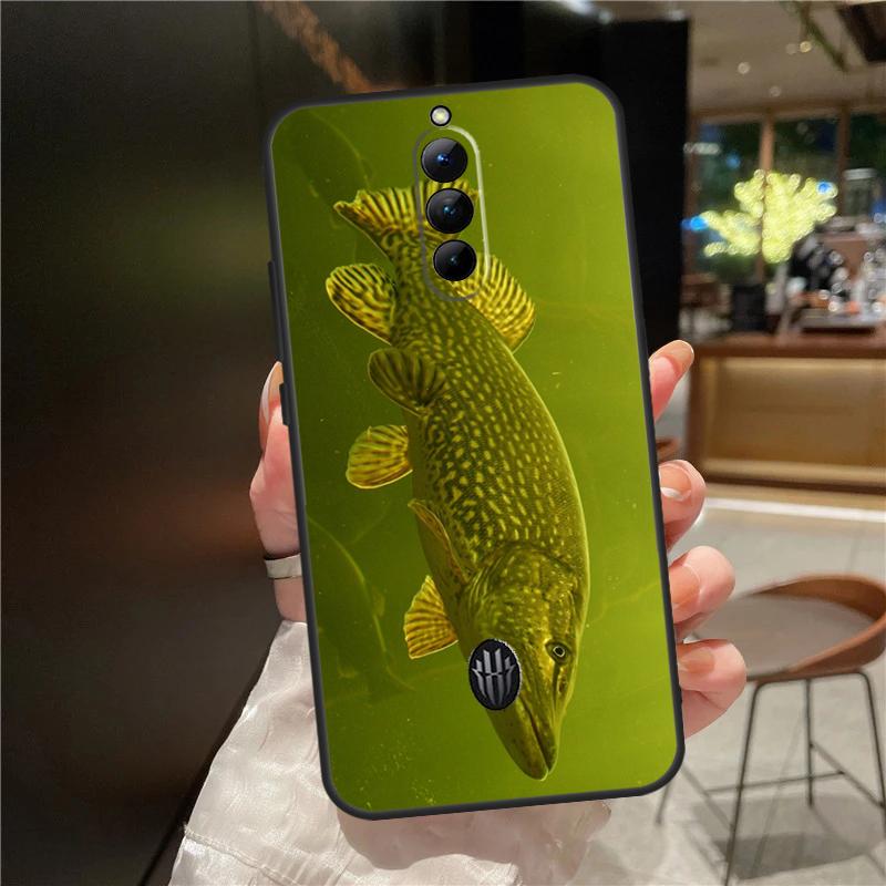 

CARP FISH FISHING Case For ZTE Nubia Red Magic 8 8S 9 9S 10 10S 11 Pro Plus 6 7 6S 7S For RedMagic 10 Air Cover Red Magic 6