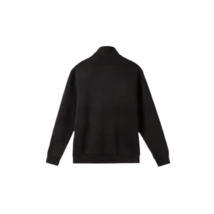 Puma American Retro Stand Collar Zipper Logo Print Jacket Unisex Jacket Black 686082-01