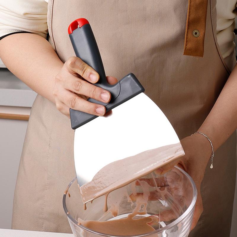 Beläggningsspatel För Chokladskrapa Rostfritt Stål Degskrapa Köksredskap Bakverktyg För Kakor Köksgadgets