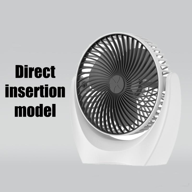 

Настольный электрический вентилятор Маленький и портативный Дом Офис Учеба Отдых на открытом воздухе Офисный стол USB-зарядка Регулируемая скорость 2 режима Охлаждение