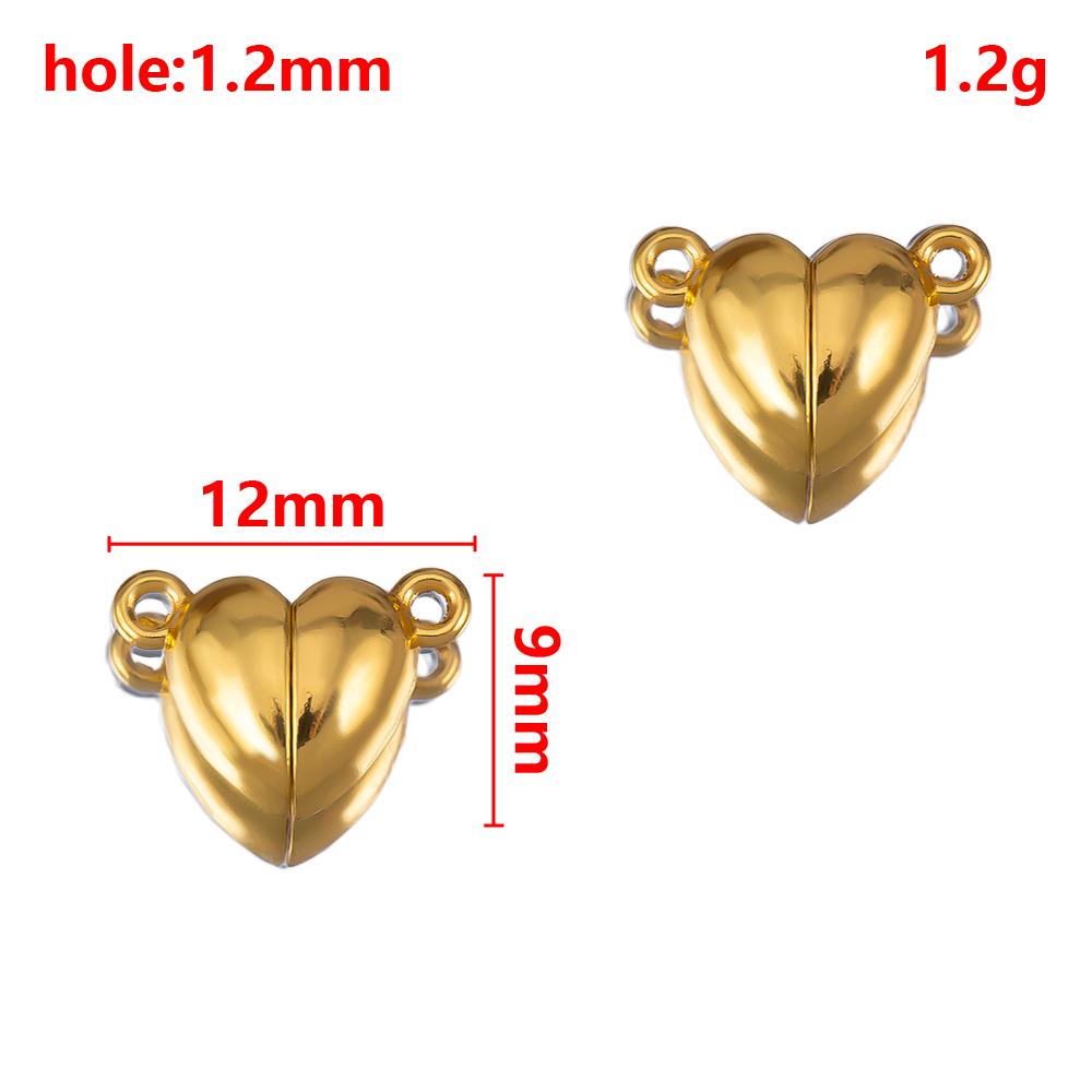1 Set 2 Sets Verriegelbare Starke Magnetische Verschlüsse Magnetische Endverschluss Verbinder Schmuckherstellung DIY Armband Halskettenverlängerung Zubehör