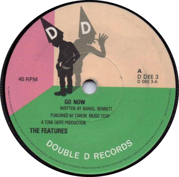 

7inch Record FEATURES (6) - Go Now DDEE3 Double D Record 1980 UK Rock Used