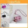 Urban Chic Mini Shoulder Bag Pu Material Box Shape Magnetic Closure Camera Pocket Stylish For Daily Use