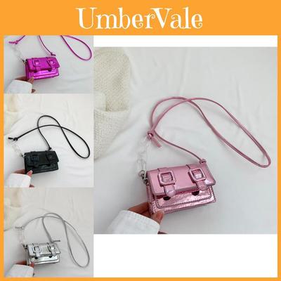 Urban Chic Mini Shoulder Bag Pu Material Box Shape Magnetic Closure Camera Pocket Stylish For Daily Use