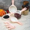 8pcs Collapsible Silicone Measuring Cup And Spoon Set, 4pcs Expandable Measuring Cup And Spoon Set, Food-Grade Baking Tools.