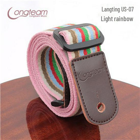 

Langting Ukulele Soft Leather Shoulder Strap for Small Guitar and Four-String Instruments with Tail Pin. Universal Ukulele