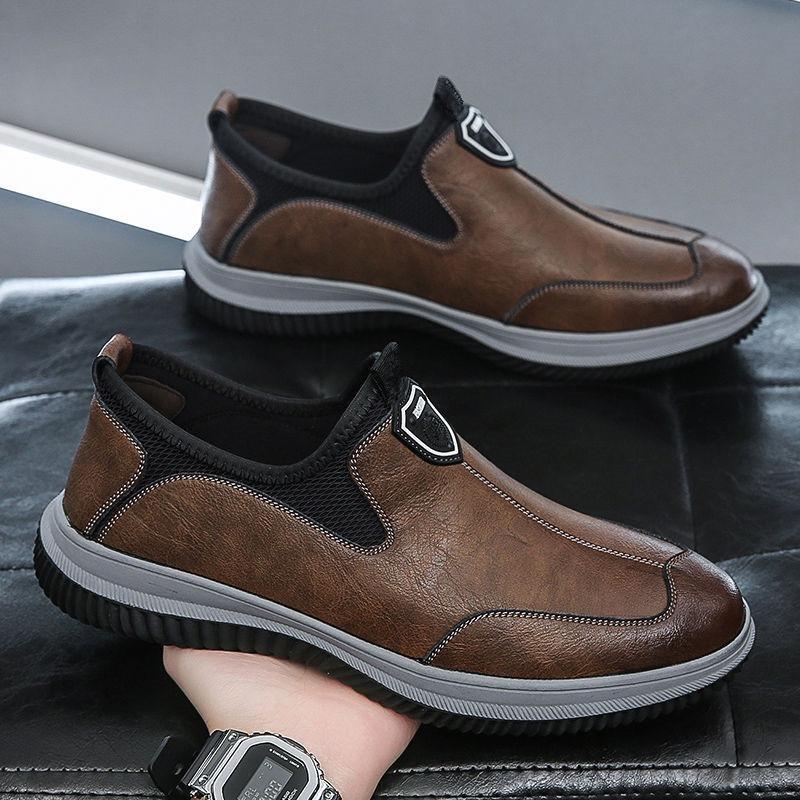 Leather Shoes Thick-soled Casual Soft-soled Men's Casual Shoes
