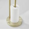 Floor-standing Tissue and Toilet Paper Holder for Bathroom and Kitchen