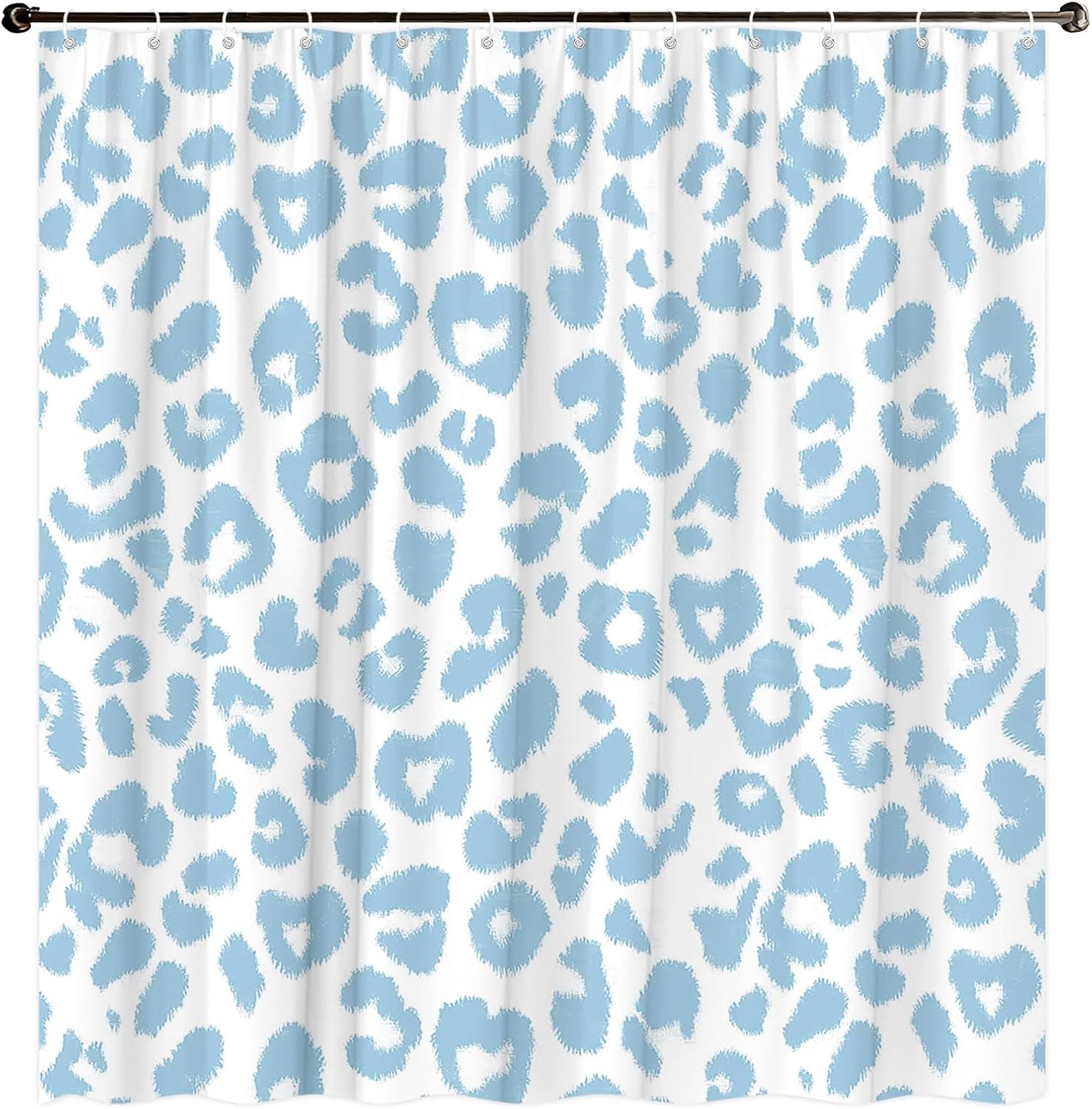

Leopard Print Shower Curtain Wild Safari Skin Pattern Powerful Cheetah Fur Wildlife Modern Trendy Abstract Minimalist Women Powe 120x180cm