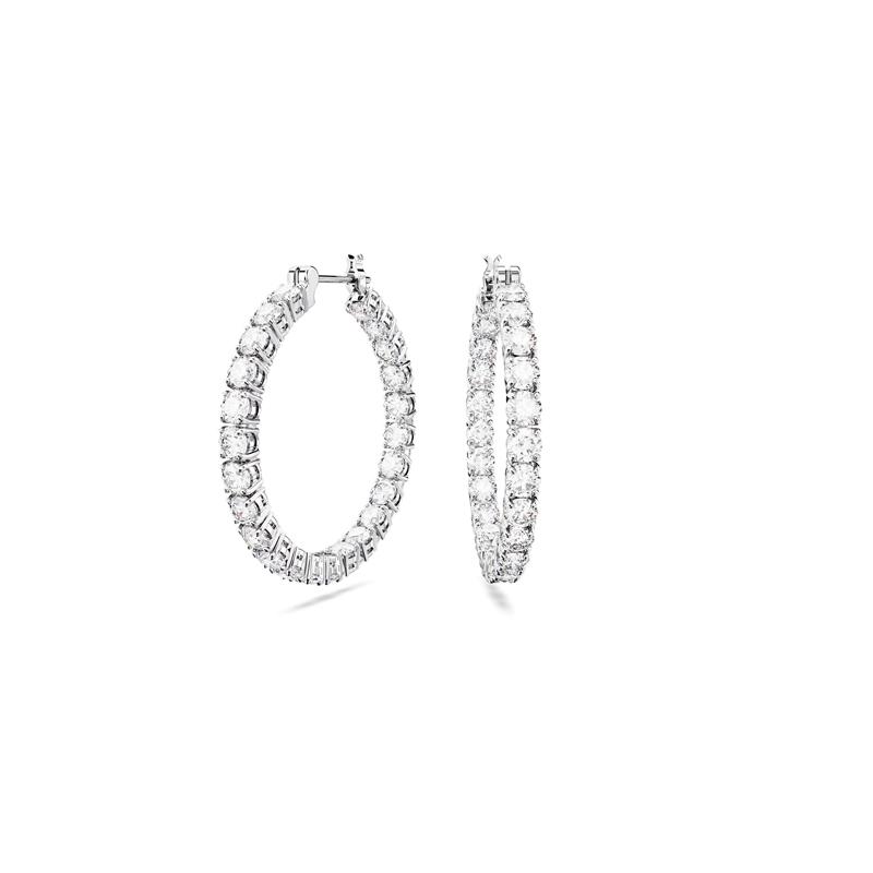 Swarovski Matrix Tennis fashionable and exquisite large hoop earrings for women 5647715