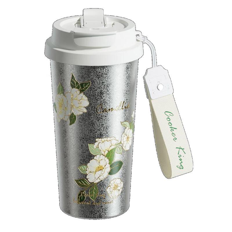 COOKER KING Blossom Pure Titanium Insulated Coffee Cup
