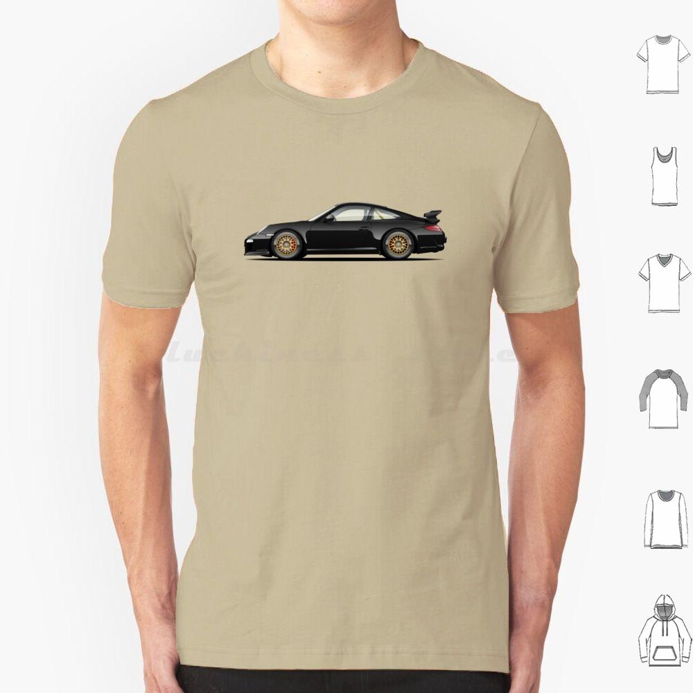 Gthree T Shirt Cotton Men Women DIY Print 997 V8 V10 V12 English Germany Japan Motor Automotive Vector Car Cars Car Art Yellow