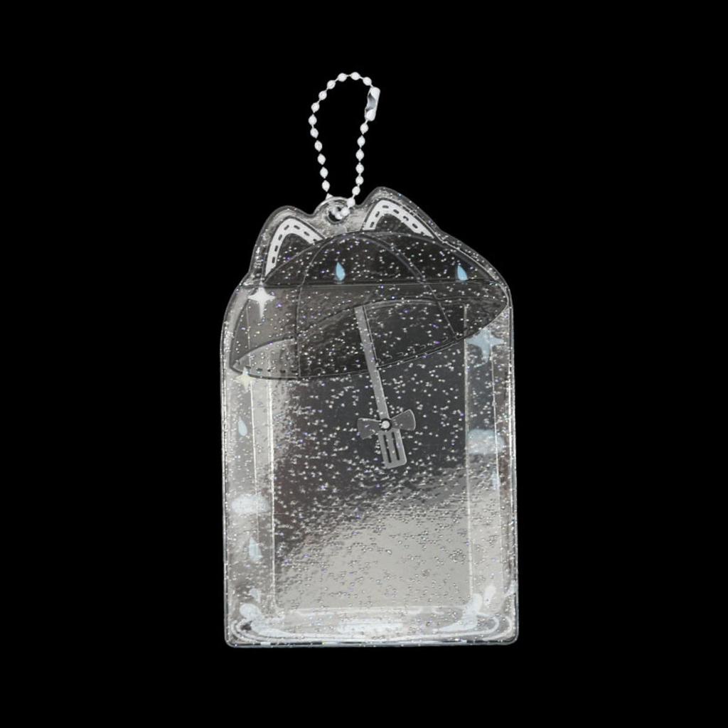 Creative Umbrella PVC Photocard Holder Idols Photo Frame Cute Sweet Card Display Desktop Decor Card Sleeve