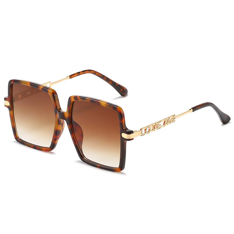 Xiangjia Modern Retro Glasses Men'S Frameless Sunglasses Personalized Large Square Rock Style Trend Sunglasses