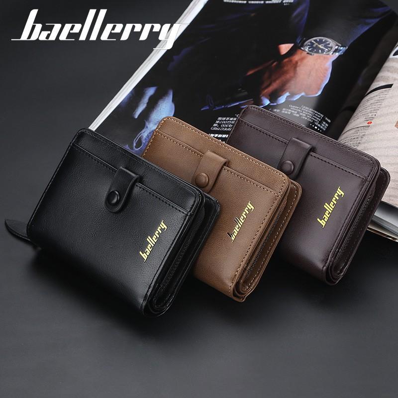 Wallet Men's Short European American Multi Card Zipper Coin Purse Youth Multifunctional Driver's License Bag