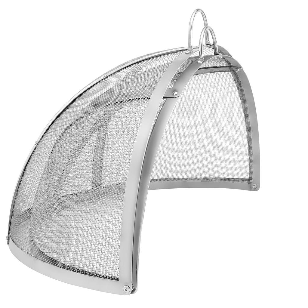 VEVOR Firepit Spark Screen Lid, 914.4mm Diameter, Outdoor Firepit Ring Cover Round Accessories, Fire Pit Metal Cover
