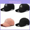 Authoriz Embroidery Letter Baseball Cap Outdoor Breathable Sun Hat Protection