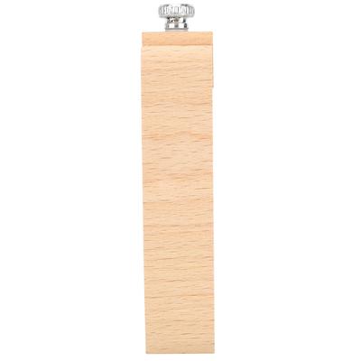 Manueller Leder-Schleifpapierblock aus Holz, handgefertigt, DIY-Schleifblock (Sandpapier )