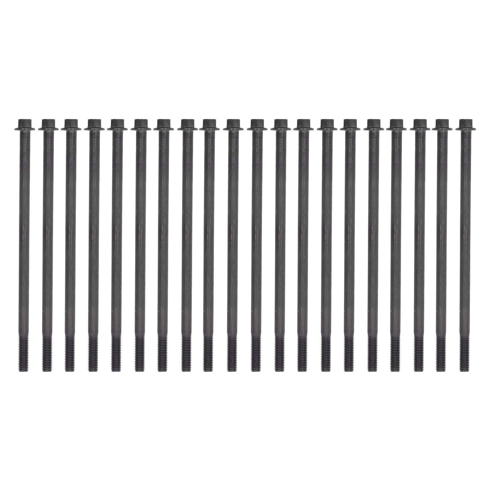 

20Pcs Flange Bolt Hex Head Long Carbon Steel M8x180 Fastener for Machine Equipment