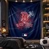 Wall Hanging Tapestry Boston Red Sox Print Cloth for Living Room Bedroom Home Decor