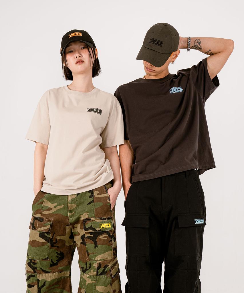 ALL EYES DOWN Aed Box Logo Cap (Black)