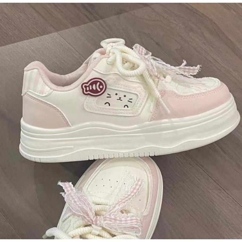Milk fufu velvet little white shoes female cute niche versatile casual sports board shoes 2 new two cotton bread shoes