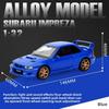 Simulation Subaru Alloy Impreza Car Model Toy With Sound And Light Functions