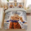 Bandai Print Dragon Ball Bedding Set Duvet Cover Pillowcase Anime Cartoon Twin Full Queen Bed Comforter Cover Boys Bedroom Gifts