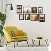 Giftgarden 10-Pack Black Picture Frames for Multiple Sizes Photos, Two 8x10, Four 5x7, Four 4x6, Multi Assorted Photo Frame for Collage Wall or