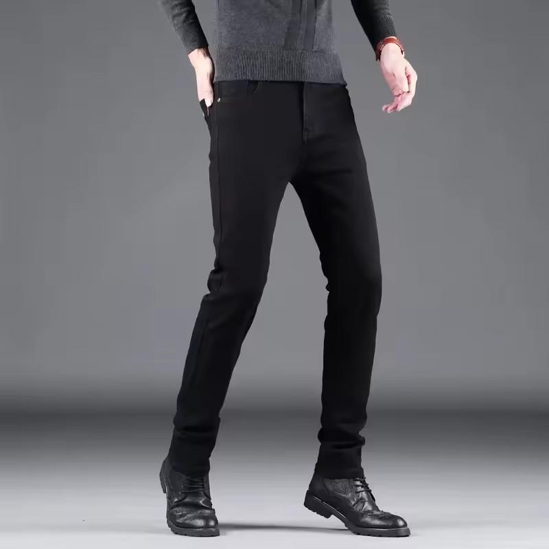 Spring Men's Casual Solid Color Straight Pants