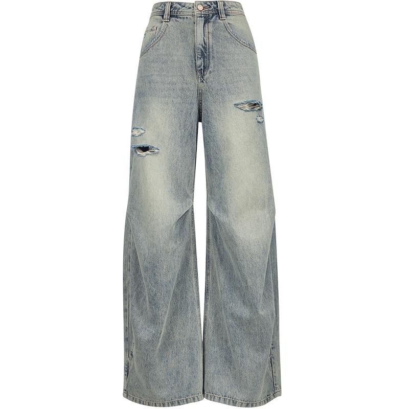 

ONLY Women s 2025 Summer 3D Lantern Wide-Leg Jeans L