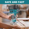 PATUOPRO 5-Speed Brushless Electric Trimmer Cordless Router Slotting Circling Carving Trimming Power Tool For Makita 18V Battery