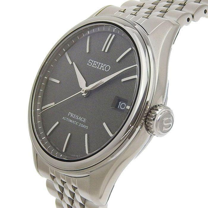 Used SEIKO Presage Classic Series SARX123 6R55-00H0 Gray Dial SS Stainless Steel 139.7g Watch Automatic Men's Free Shipping 241001030727