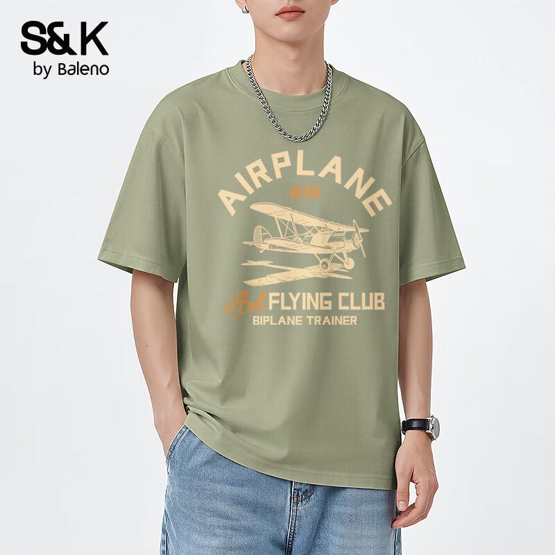 

Baleno Men s S&K Series JPB Biplane Graphic T-Shirt L