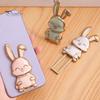 Foldable Bunny Phone Stand Cute Rabbit Phone Holder for Desk Adjustable Phone Bracket for All Mobile Phones